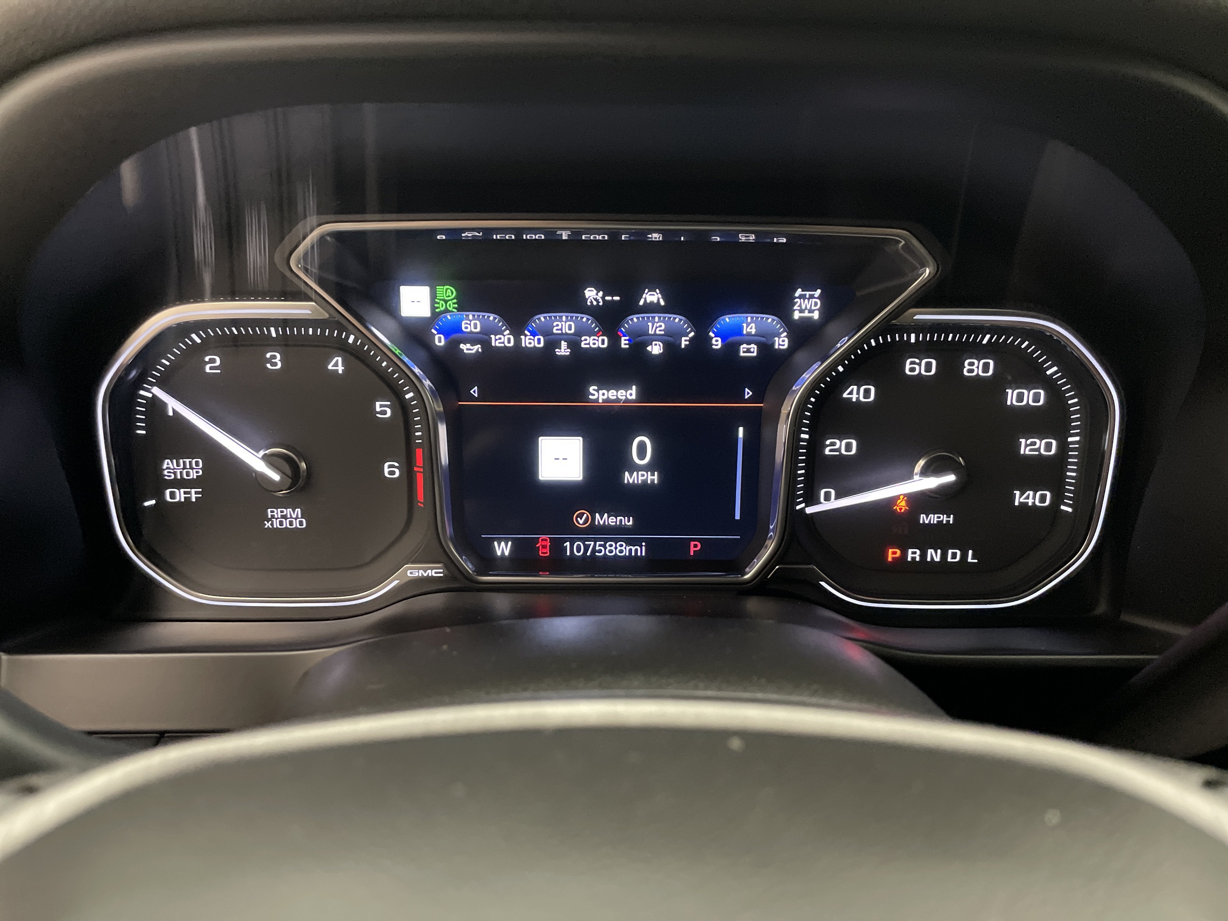 2021 GMC Sierra 1500 — interior view