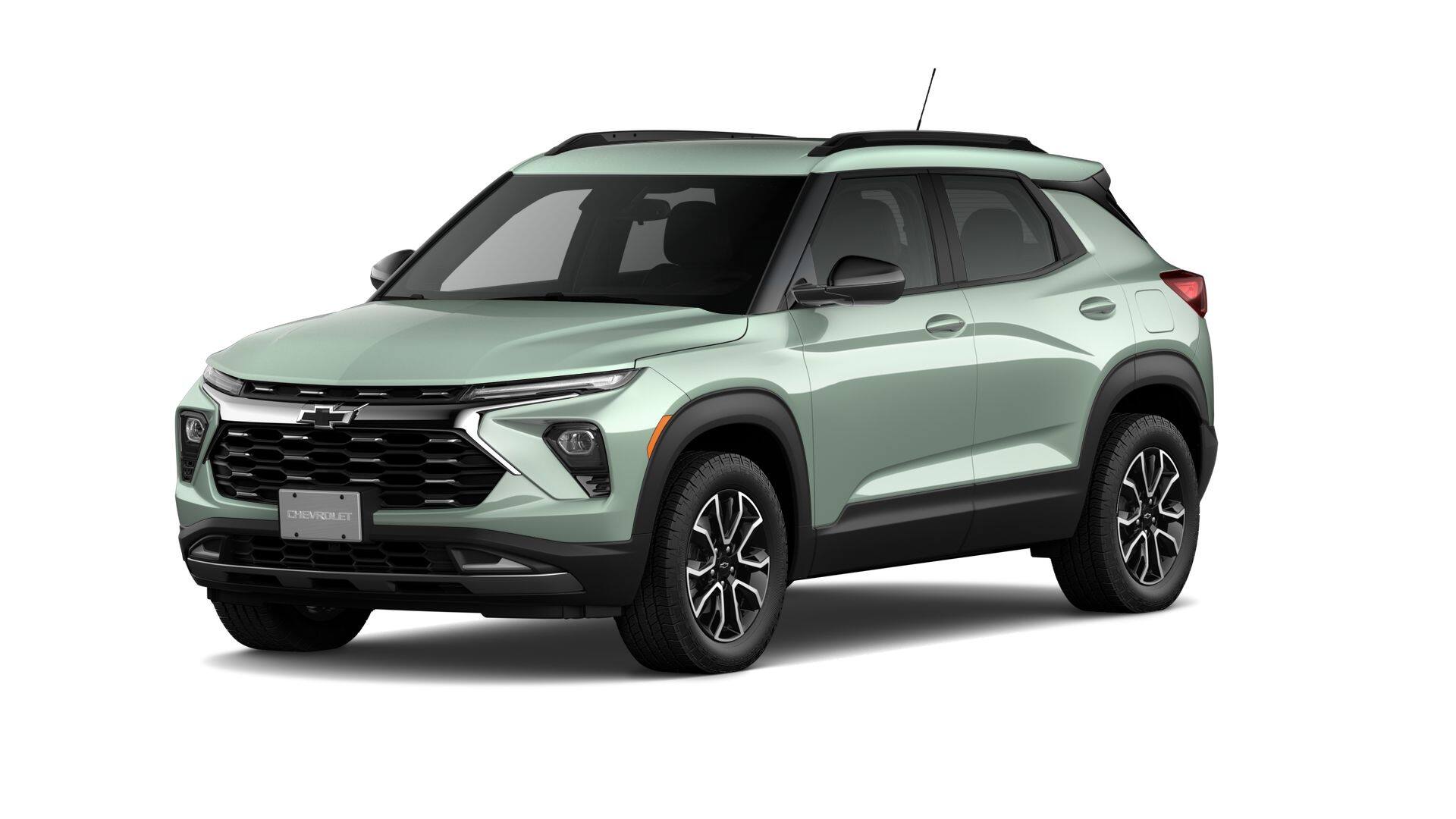 2026 Chevrolet Trailblazer ACTIV in Cacti Green — front three-quarter view