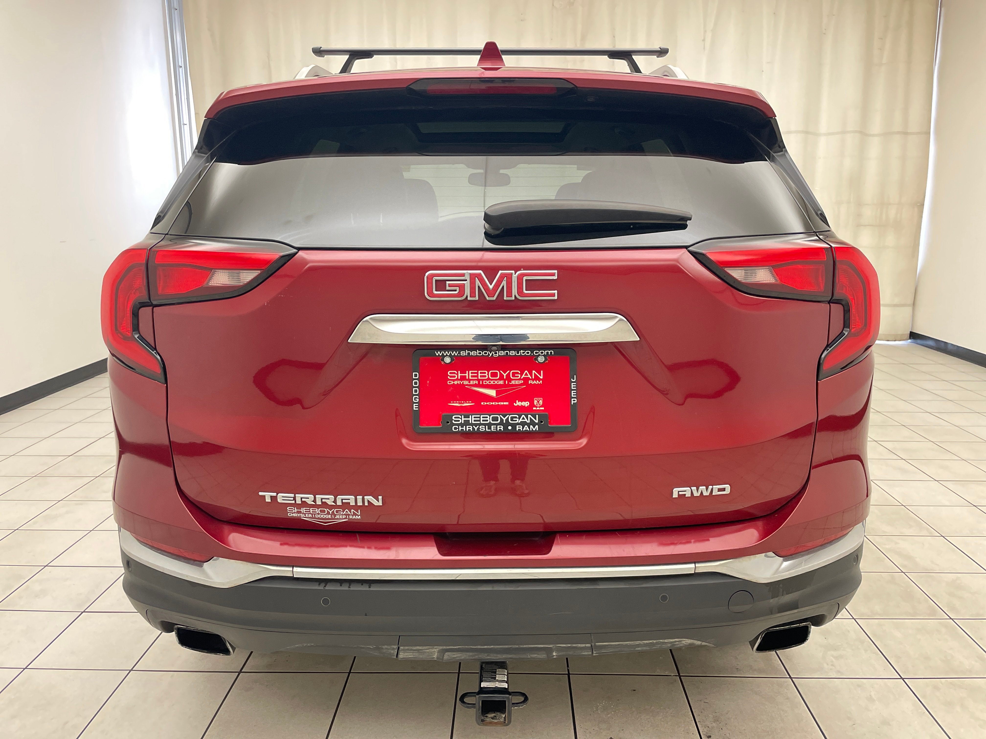 2018 GMC Terrain — rear three-quarter view